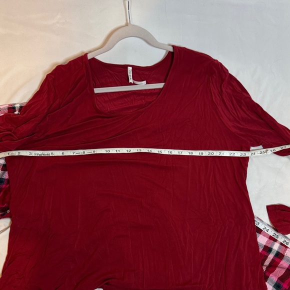 Soma Red Plaid Pajama Set - Picture 7 of 7